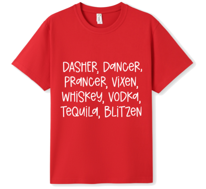 Dasher Dancer Vodka Blitzen Tee
