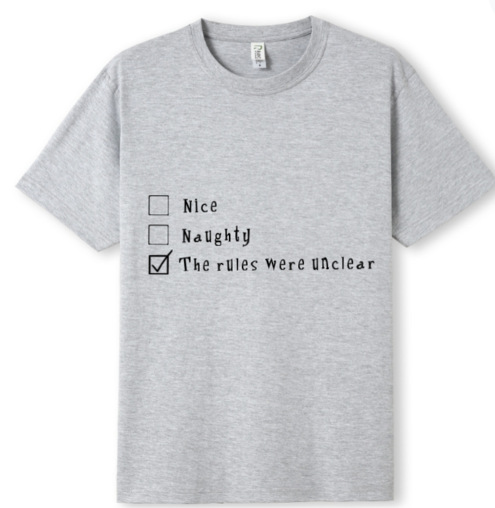 Rules were unclear Tee