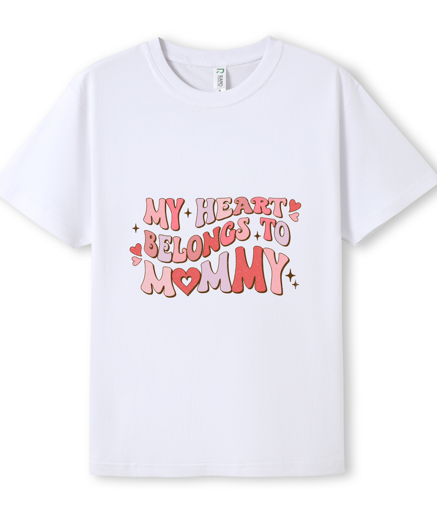 Heart belongs to Mummy Tee