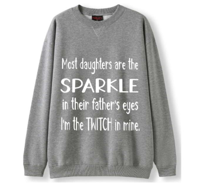 Twitch in my father's eyes Crewneck Sweater