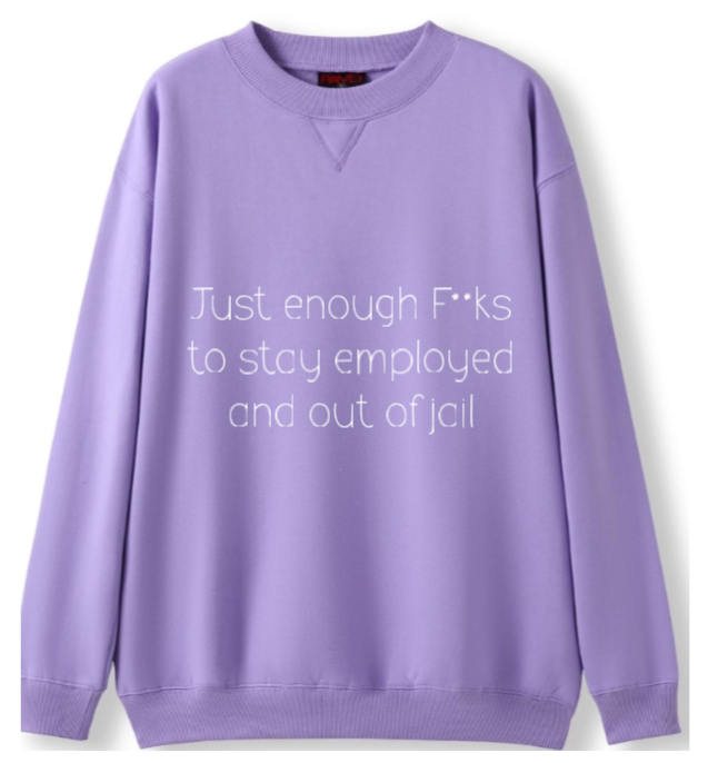 Just enough F**ks Crewneck Sweater