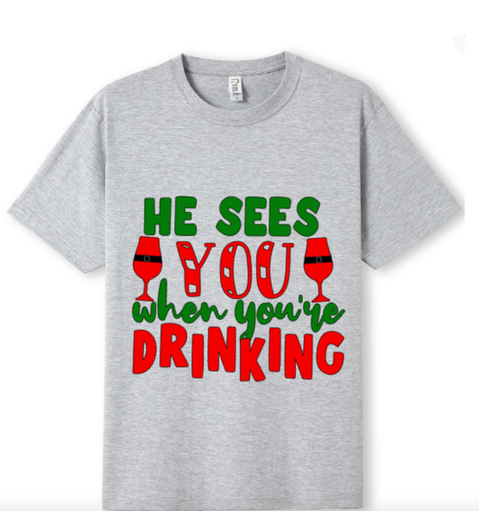 He sees you drinking Tee