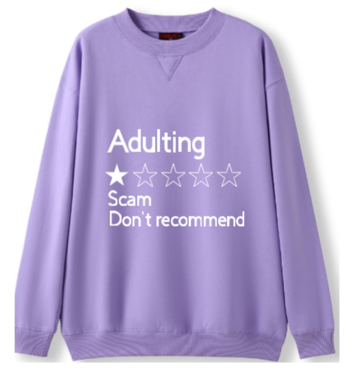 Adulting Scam Crewneck Sweater