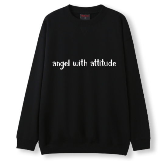 Angel with attitude Crewneck Sweater