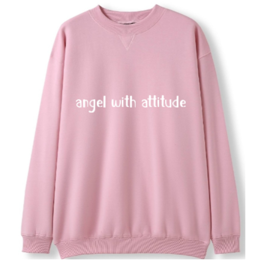 Angel with attitude Crewneck Sweater