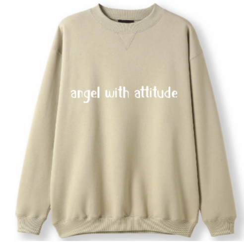 Angel with attitude Crewneck Sweater