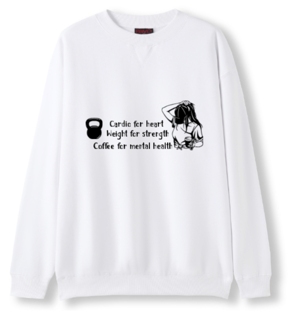 Cardio - Weights - Coffee Crewneck Sweater