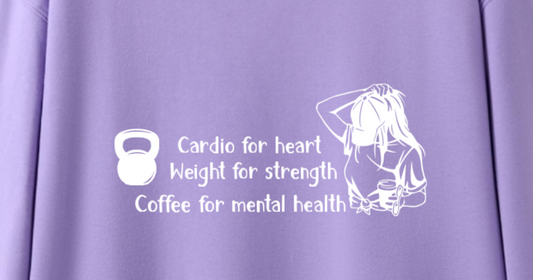 Cardio - Weights - Coffee Crewneck Sweater