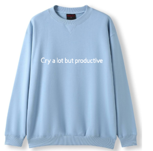 Cry a lot but productive Crewneck Sweater