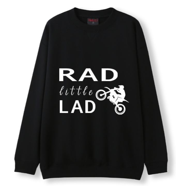 Motocross Rad little Lad Crewneck Sweater