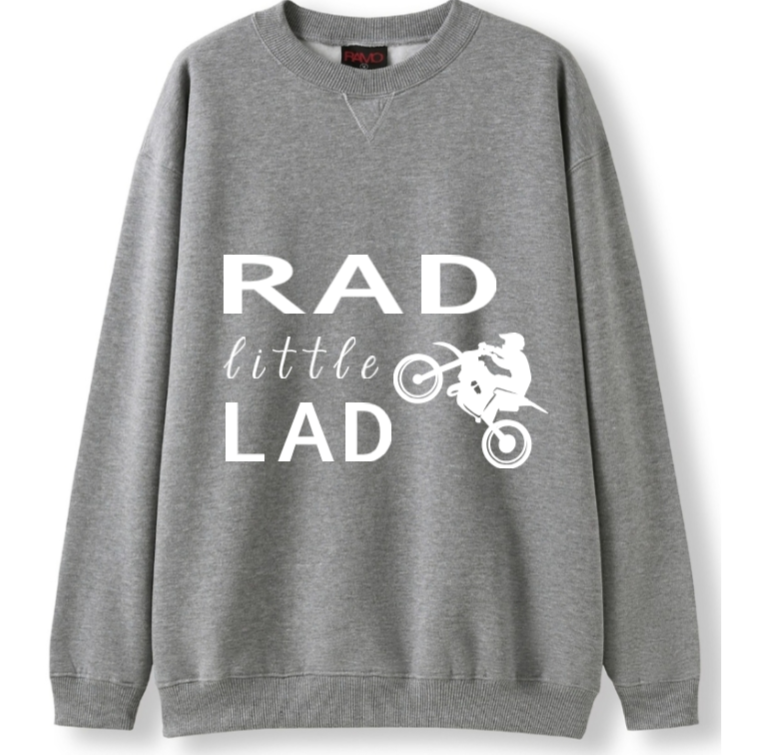 Motocross Rad little Lad Crewneck Sweater