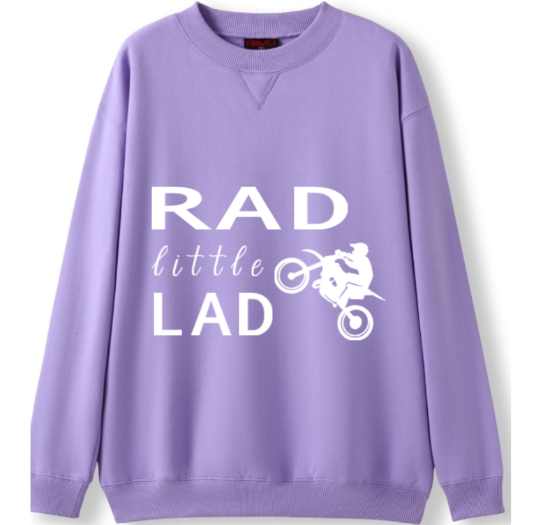 Motocross Rad little Lad Crewneck Sweater