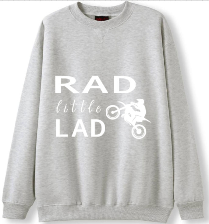 Motocross Rad little Lad Crewneck Sweater