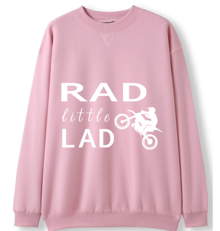 Motocross Rad little Lad Crewneck Sweater