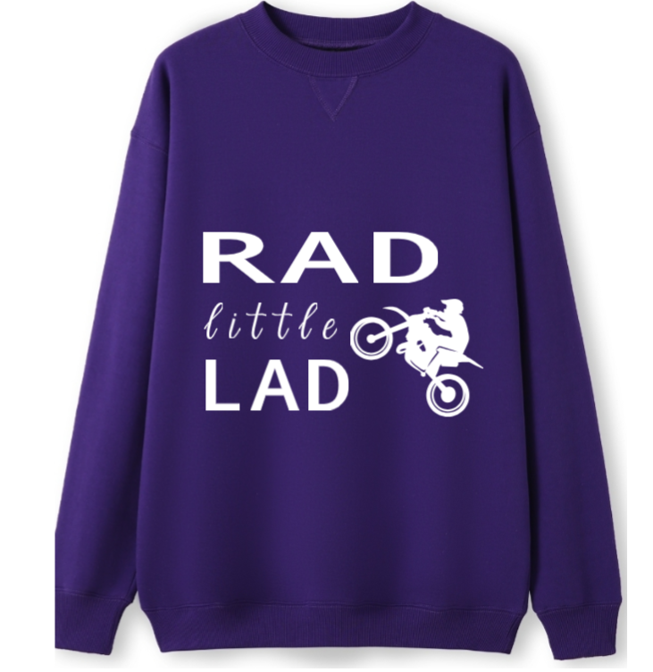 Motocross Rad little Lad Crewneck Sweater