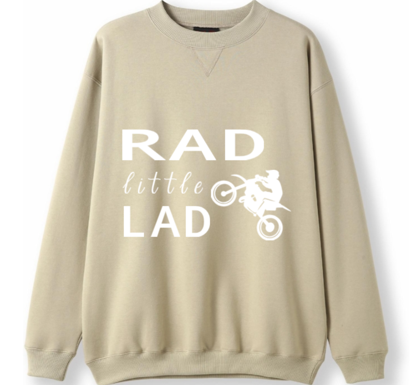 Motocross Rad little Lad Crewneck Sweater