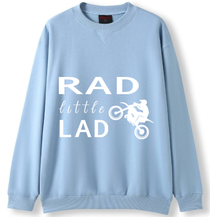 Motocross Rad little Lad Crewneck Sweater