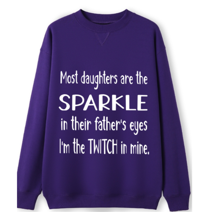 Twitch in my father's eyes Crewneck Sweater