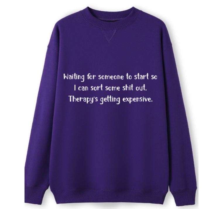 Please start. Therapy's expensive Crewneck Sweater