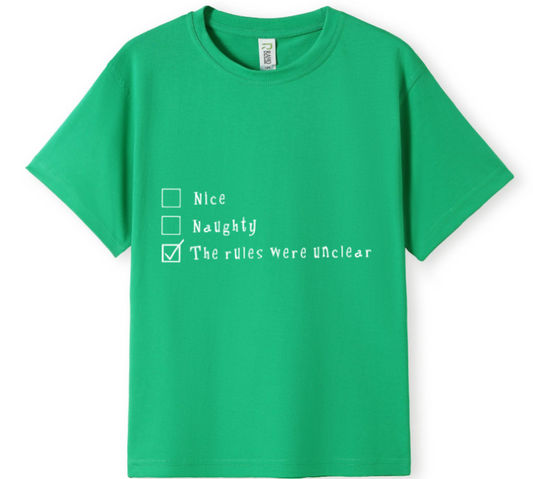 Rules were unclear Tee