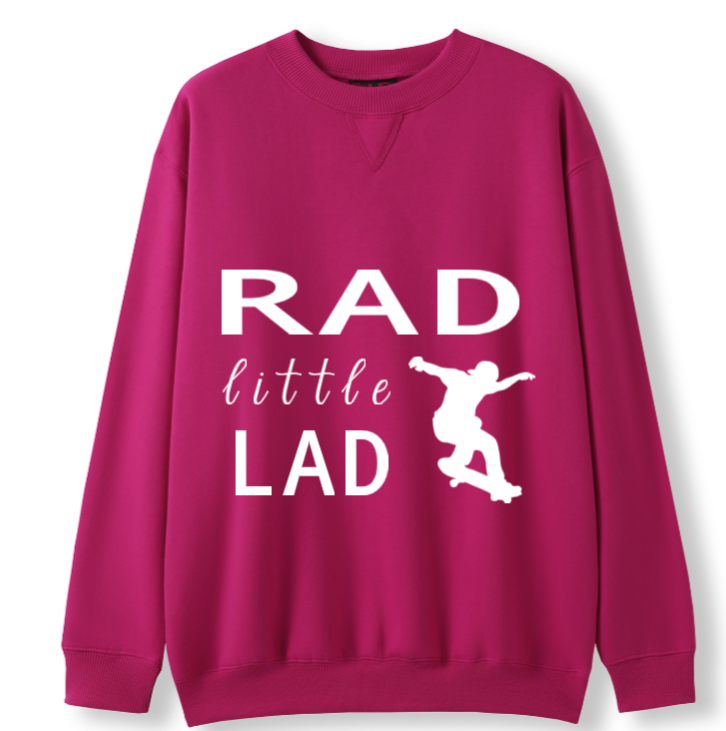 Skater Rad little Lad Crewneck Sweater