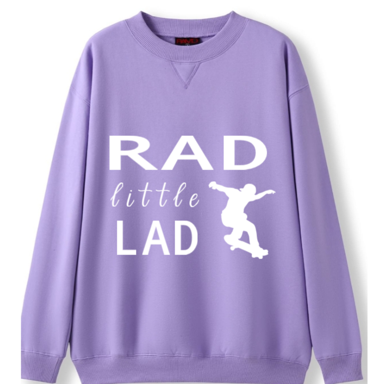 Skater Rad little Lad Crewneck Sweater