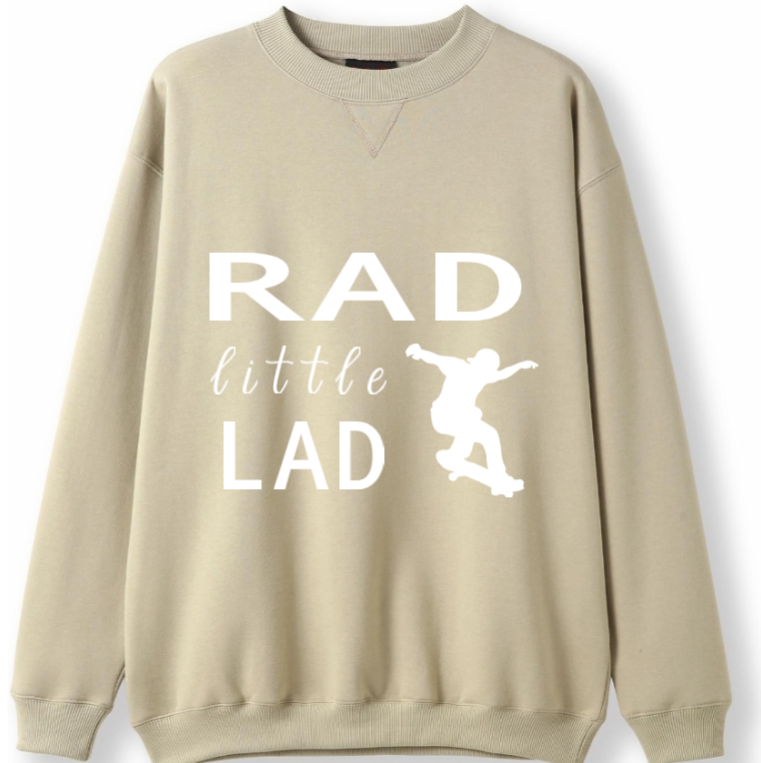 Skater Rad little Lad Crewneck Sweater