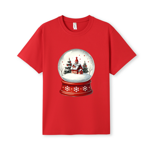 Snow globe Christmas Tee