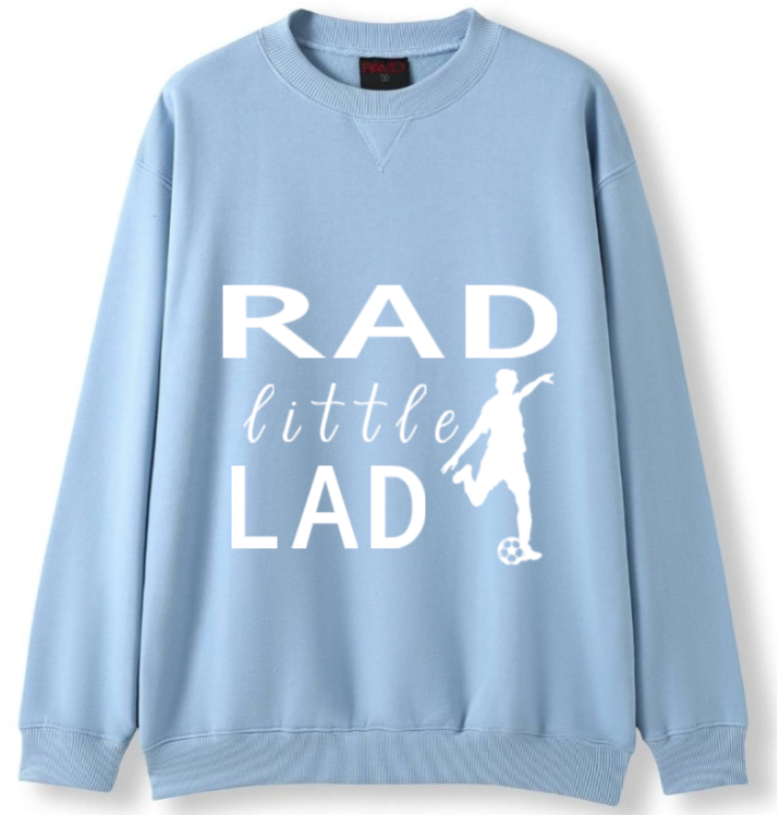 Soccer Rad little Lad Crewneck Sweater