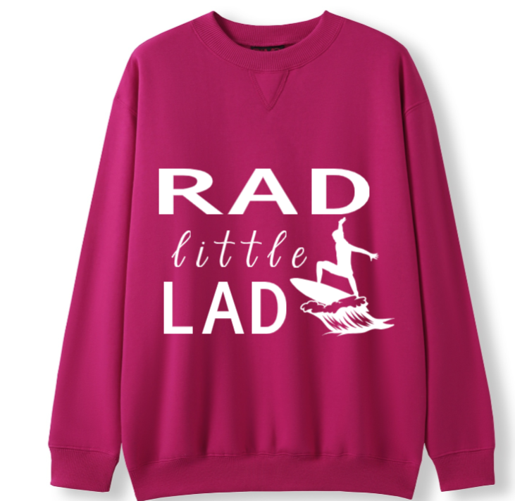 Surfer Rad little Lad Crewneck Sweater