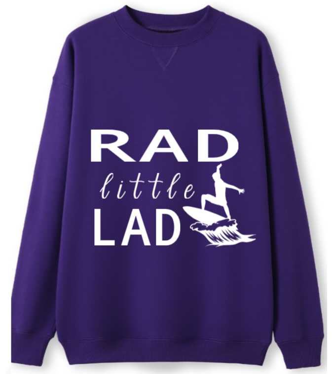 Surfer Rad little Lad Crewneck Sweater