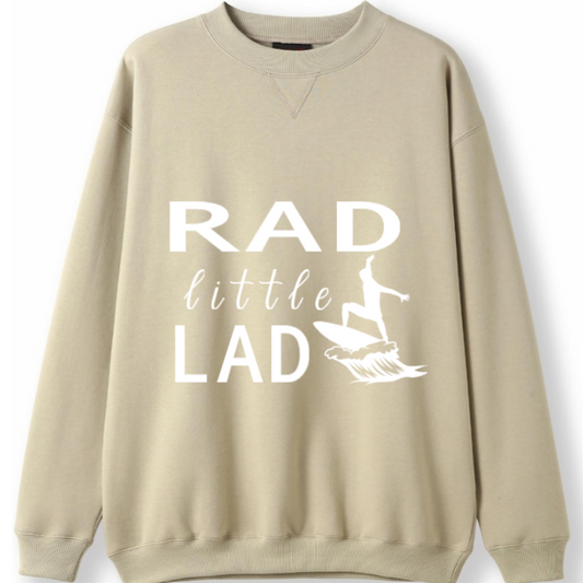 Surfer Rad little Lad Crewneck Sweater