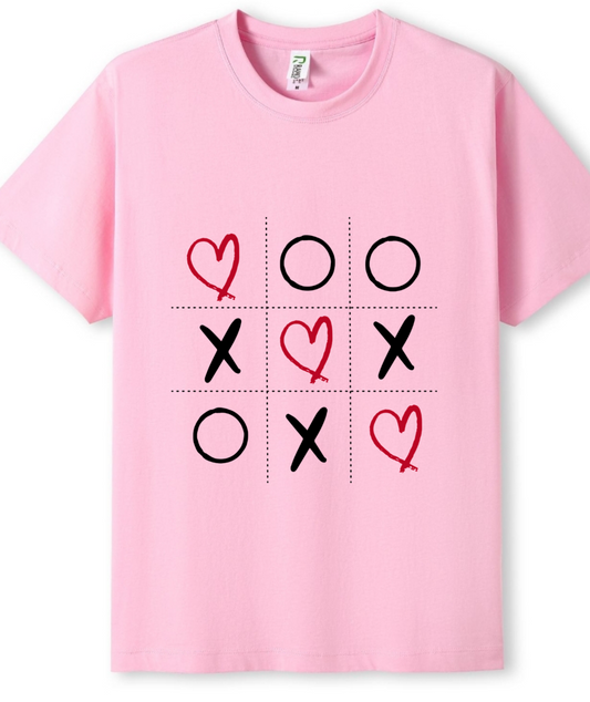 Hearts and crosses Tees
