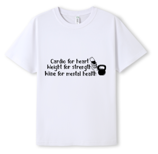 Cardio - Weights - Wine Tee